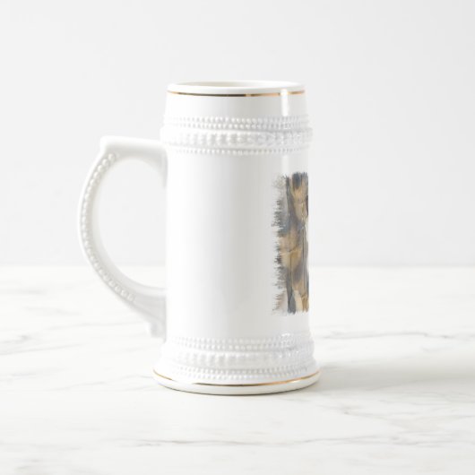 Rottweiler Beer Stein Bierpul (Links)