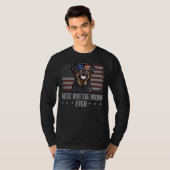 Rottweiler Beste Hond Moeder Ooit Retro T-shirt (Voorkant volledig)