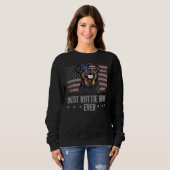 Rottweiler Beste Hond Moeder Ooit Retro Trui (Voorkant volledig)