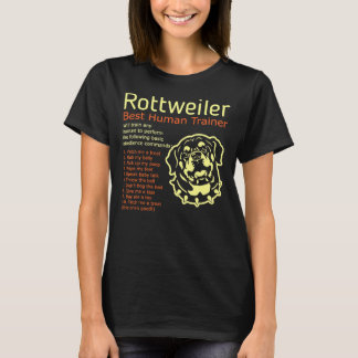 Rottweiler beste menselijke trainer zal elke mens  t-shirt