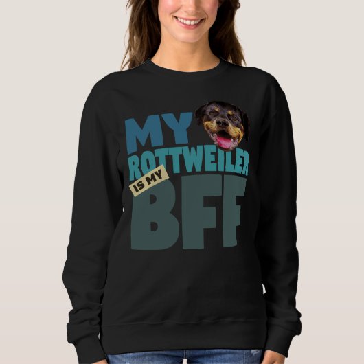 Rottweiler BFF Hond Beste Vriend Trui (Voorkant)
