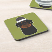 Rottweiler Bier Onderzetter (Linkerzijde)