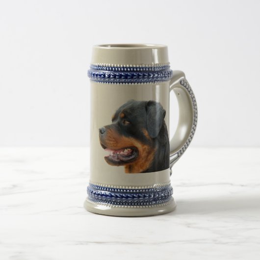Rottweiler Bierpul (Voorkant rechts)