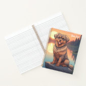 Rottweiler bij het meer notitieboek (Binnen)