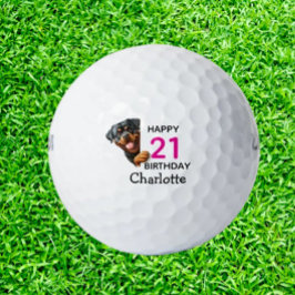 Rottweiler Birthday   Golfballen