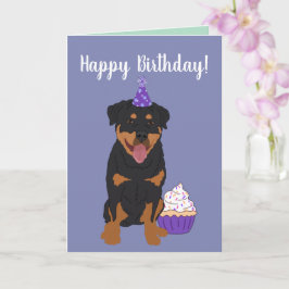 Rottweiler Birthday Kaart