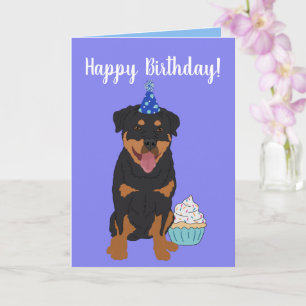 Rottweiler Birthday Kaart