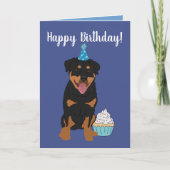 Rottweiler Birthday Kaart (Voorkant)