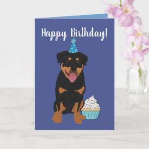 Rottweiler Birthday Kaart