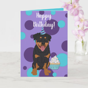 Rottweiler Birthday Kaart