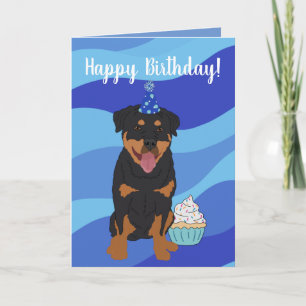 Rottweiler Birthday Kaart