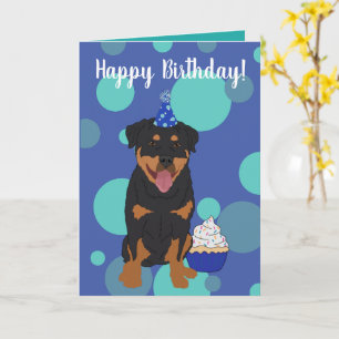 Rottweiler Birthday Kaart