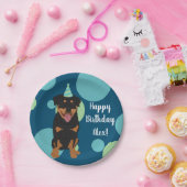  rottweiler Birthday Papieren Bordje (Feest)