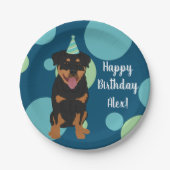  rottweiler Birthday Papieren Bordje (Voorkant)