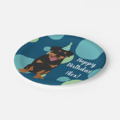  rottweiler Birthday Papieren Bordje (Gekanteld)