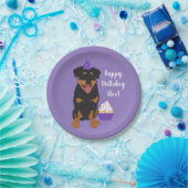 rottweiler Birthday Papieren Bordje (Feest)