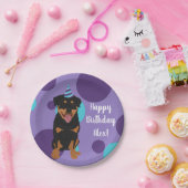  rottweiler Birthday Papieren Bordje (Feest)