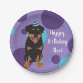  rottweiler Birthday Papieren Bordje (Voorkant)