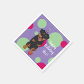  rottweiler Birthday Servet (Hoek)