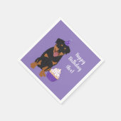  rottweiler Birthday Servet (Hoek)