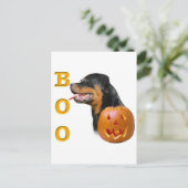 Rottweiler Boo Briefkaart (Staand voorkant)