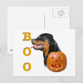 Rottweiler Boo Briefkaart (Voorkant / Achterkant)