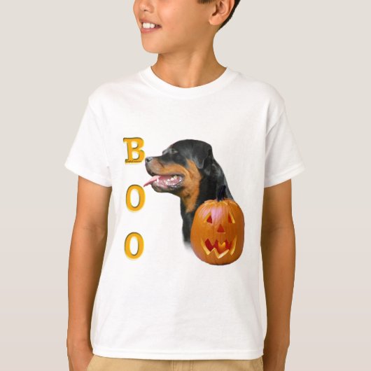 Rottweiler Boo T-shirt (Voorkant)