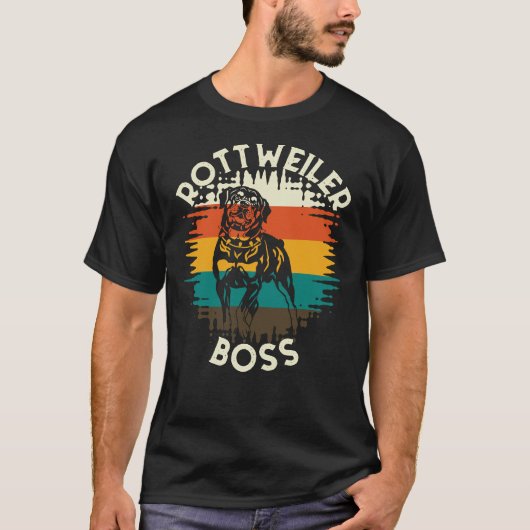 Rottweiler Boss T-shirt (Voorkant)