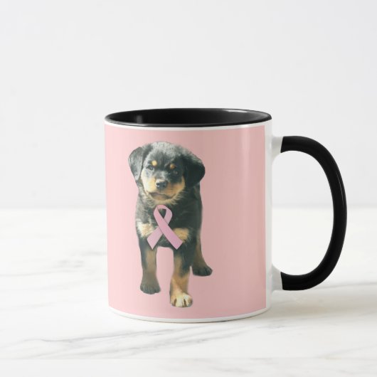 Rottweiler Breast Cancer Mok (Rechts)