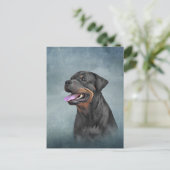 Rottweiler Briefkaart (Staand voorkant)