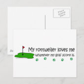 Rottweiler Briefkaart (Voorkant / Achterkant)