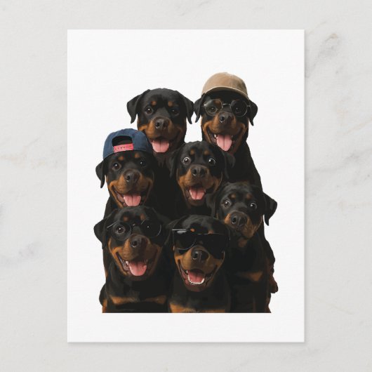 Rottweiler Briefkaart (Voorkant)