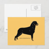 Rottweiler Briefkaart (Voorkant / Achterkant)