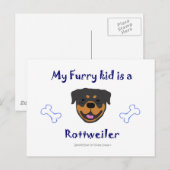 Rottweiler Briefkaart (Voorkant / Achterkant)