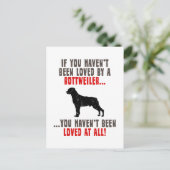Rottweiler Briefkaart (Staand voorkant)