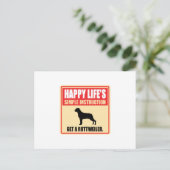 Rottweiler Briefkaart (Staand voorkant)