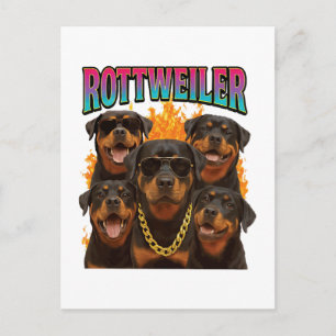 Rottweiler  briefkaart