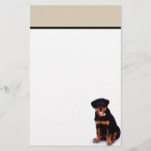 Rottweiler briefpapier (Voorkant)