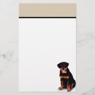 Rottweiler briefpapier