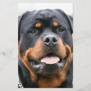 rottweiler briefpapier