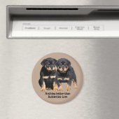 Rottweiler Buddies Magnet (Insitu (Vaatwasser))