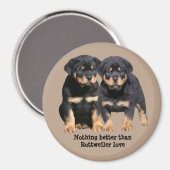 Rottweiler Buddies Magnet (Voorkant / Achterkant)