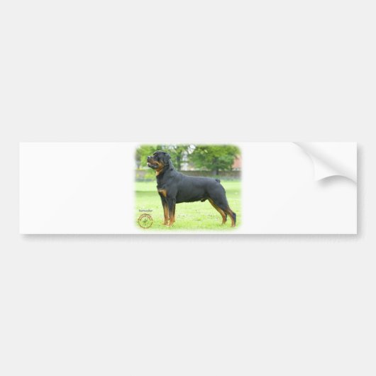Rottweiler Bumpersticker (Voorkant)