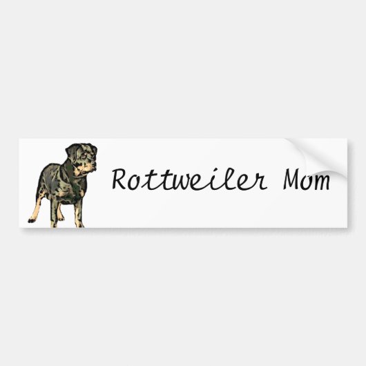 Rottweiler Bumpersticker (Voorkant)