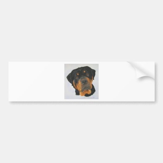 Rottweiler Bumpersticker (Voorkant)