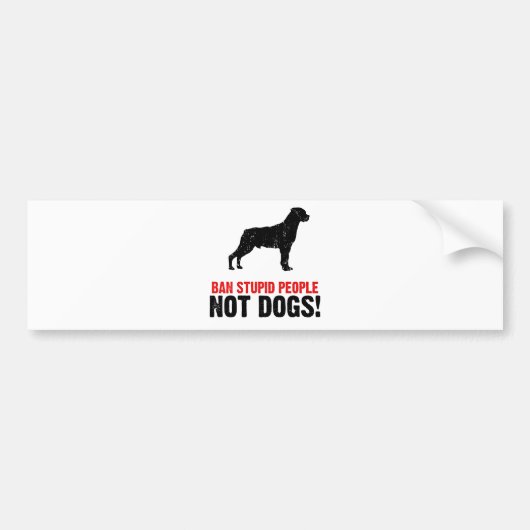 Rottweiler Bumpersticker (Voorkant)