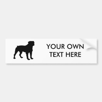 Rottweiler Bumpersticker