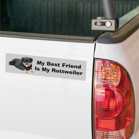 Rottweiler-Bumpersticker Bumpersticker (Op Truck)