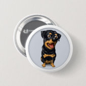 Rottweiler-Button Ronde Button 5,7 Cm (Voorkant /achterkant)