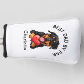 Rottweiler Cadeau  Golfheadcover (Voorkant)